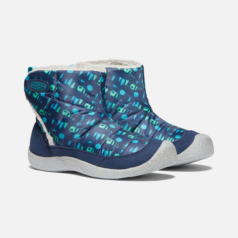 Keen Slip-On Kängor Barn Blå - Howser Ii Boots - 507143YXG
